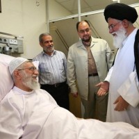 عيادة العلماء والشخصيات للإمام الخامنئي حفظه الله في المستشفى